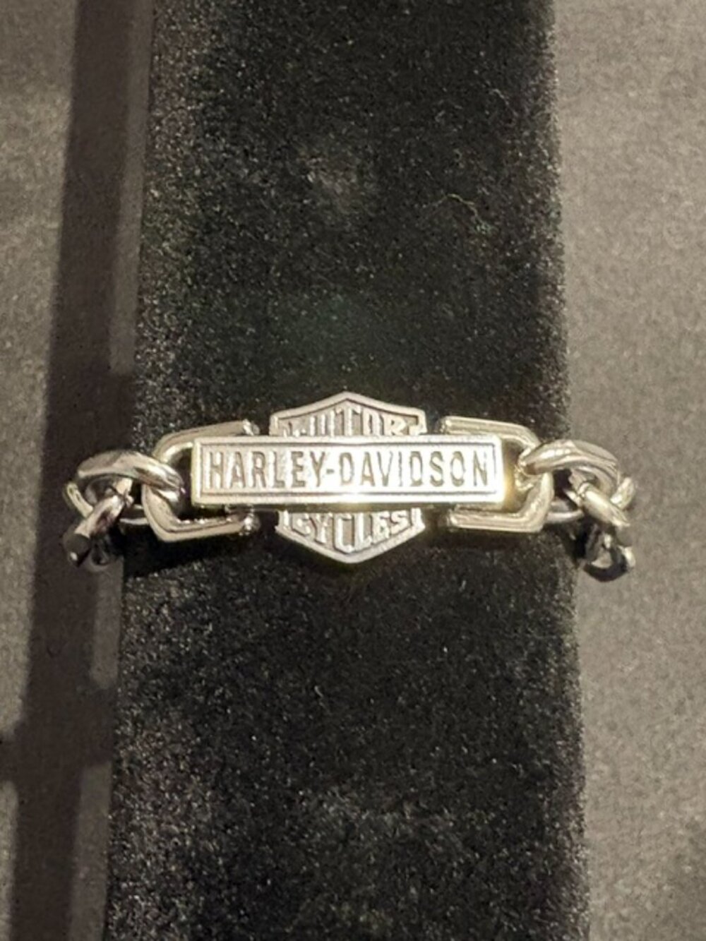 HARLEY DAVIDSON VINTAGE BAR & SHIELD BRACELET